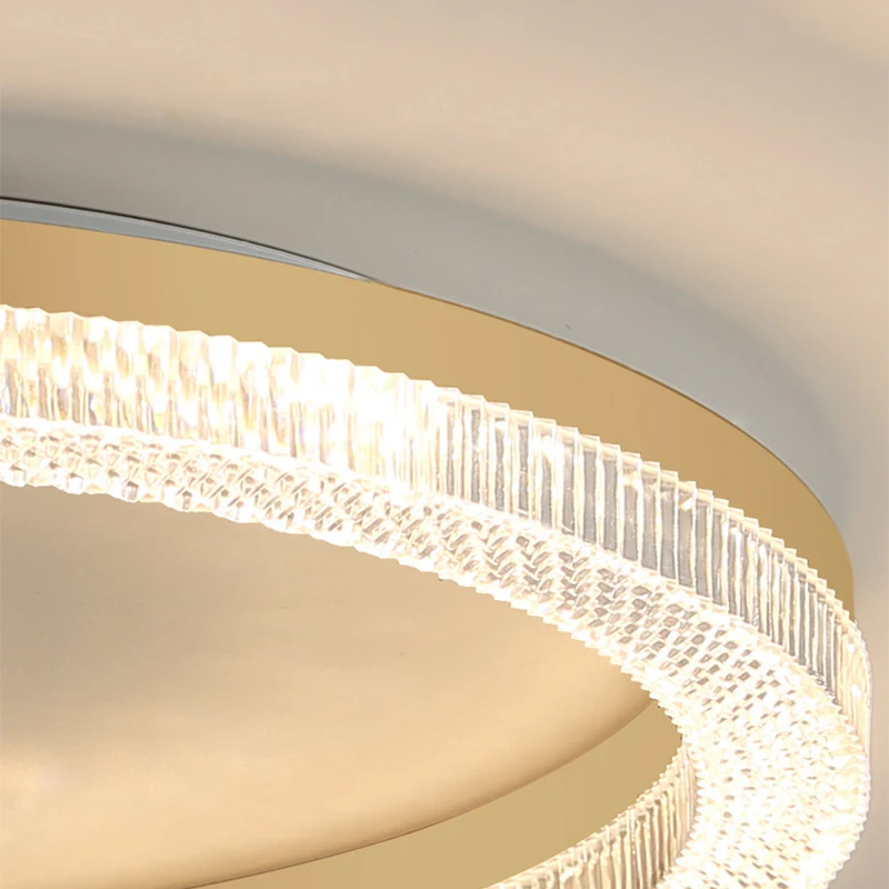 Plafonnier LED Rond et Carré en Clip localité au Design Moderne Simple, Luminaire Décoratif de Plafond, Idéal pour un Salon, une Chambre à Coucher, une Salle à Manger ou une Cuisine