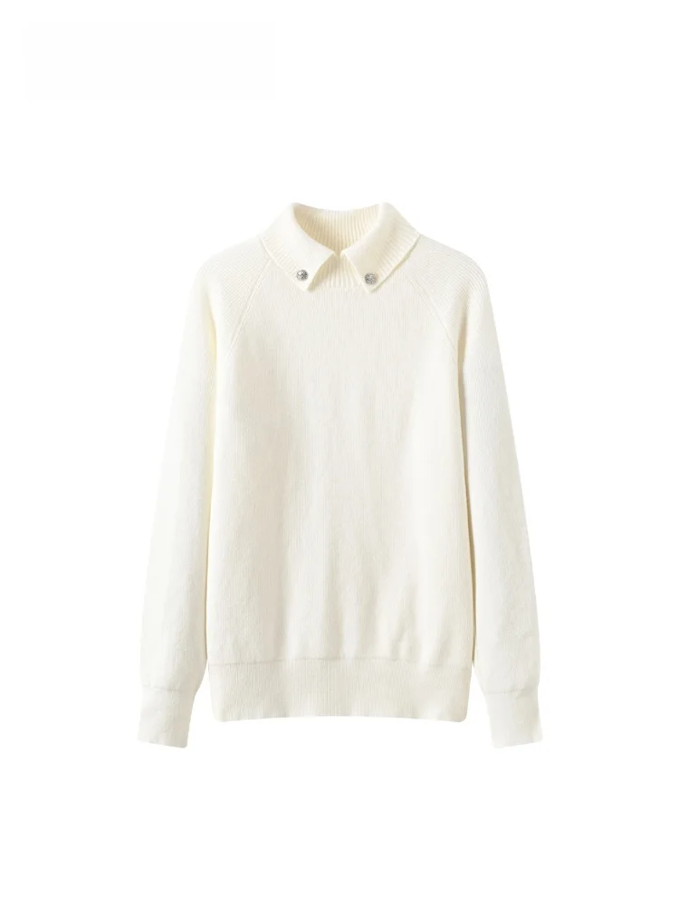 

plus Size Ne Long Sve Knitwear for Women Autumn Winter New Sle Lazy Sle Fatter Sister Anti-Aging Knitted irt