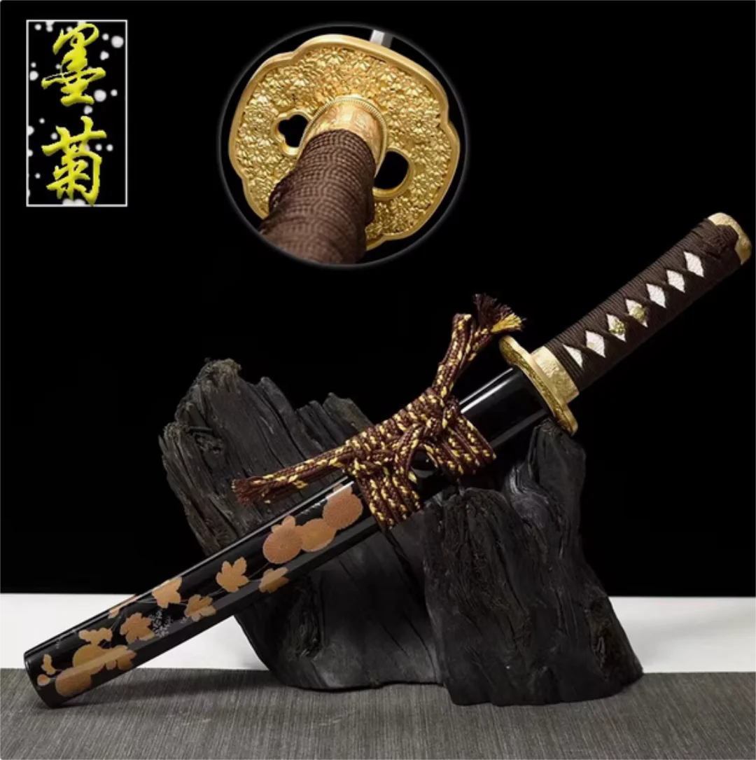 

Высокое качество 51 см деревянный японский самурай катана вакидзаси танчи меч лезвие из палисандра тренировочное оружие реквизит для косплея не острый