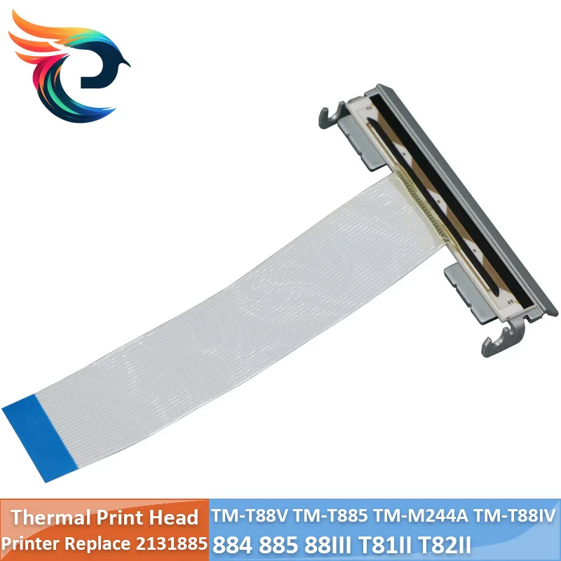 

Thermal Print Head For Epson TM-T88V TM-T885 TM-M244A TM-T88IV 884 885 88III T81II T82II Printer Replace 2131885/2141001