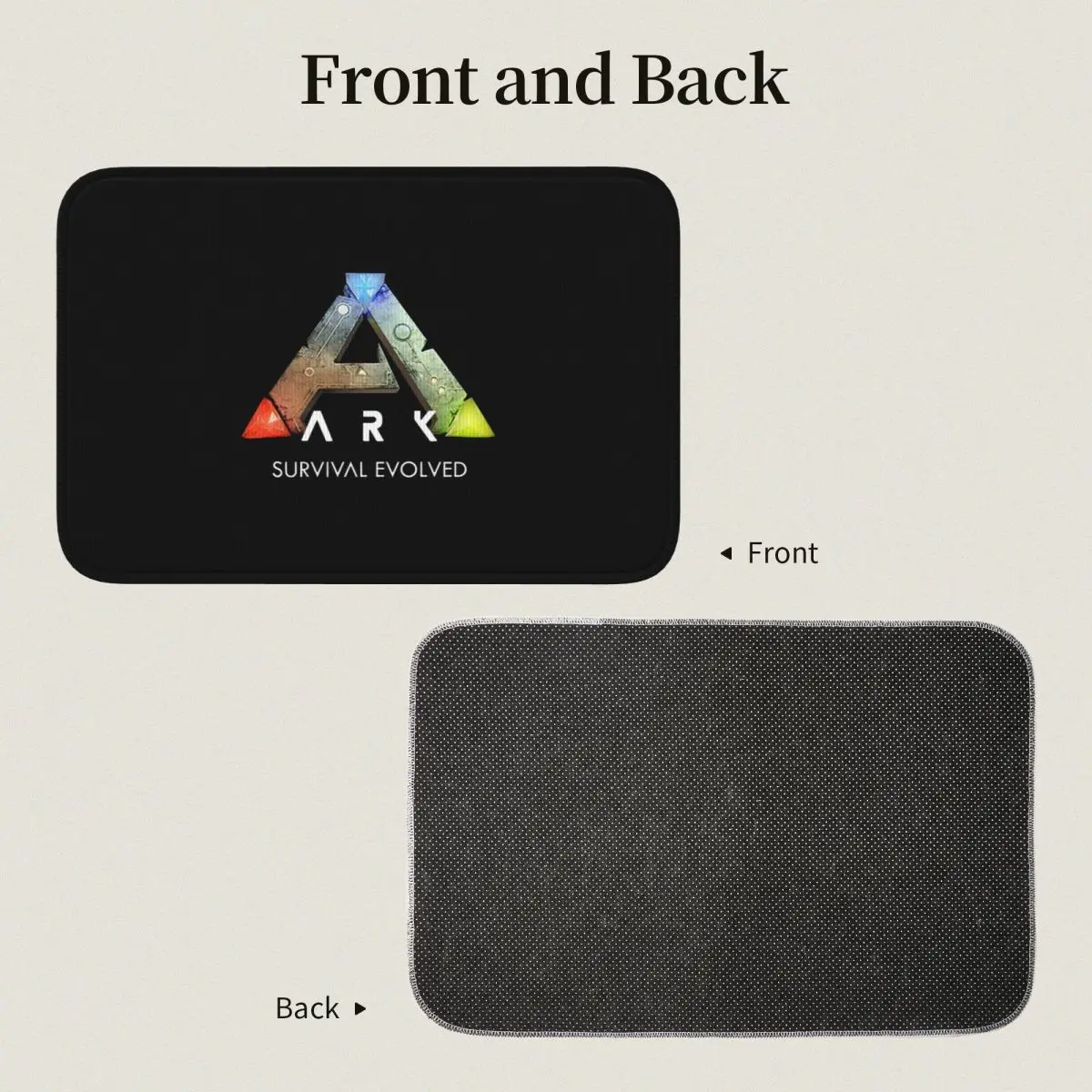 Ark Survival Evolved – tapis noir antidérapant pour entrée de cuisine, tapis de sol pour la maison, tapis antidérapant pour chambre à coucher