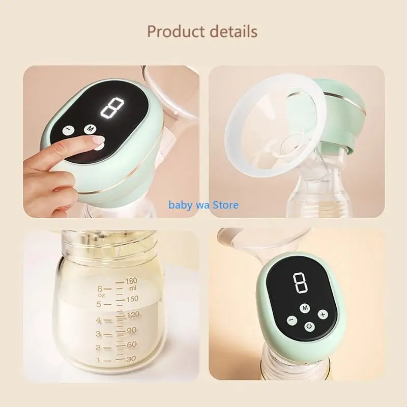 

Portable Breast Low Noise 3 Modes Suction Breastfeeding Easy Operate 4XBD
