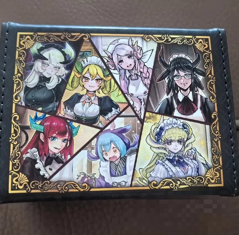 Suitable for Yu‑Gi‑Oh! Dragonmaid Board Game Card Indicator Storage Box Dragonmaid Parla/Laudry Counter Token Dice Card Box Toys