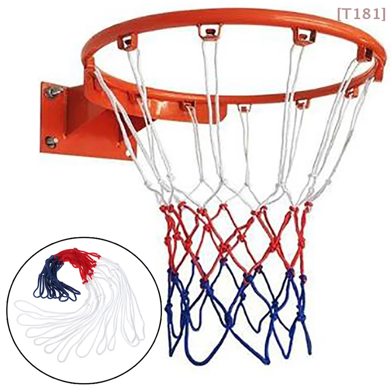 

[E] Standard Basketball Net Nylon Hoop Goal Standard Rim For basketball stands