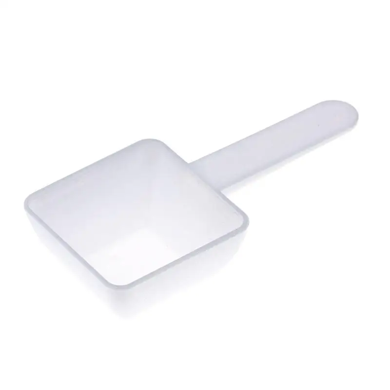 10pcs 15g White Plastic Food Grade PP Plastic DIY Baking Supplies Measuring Spoon Gram Scoop Food Baking Medicine Powder