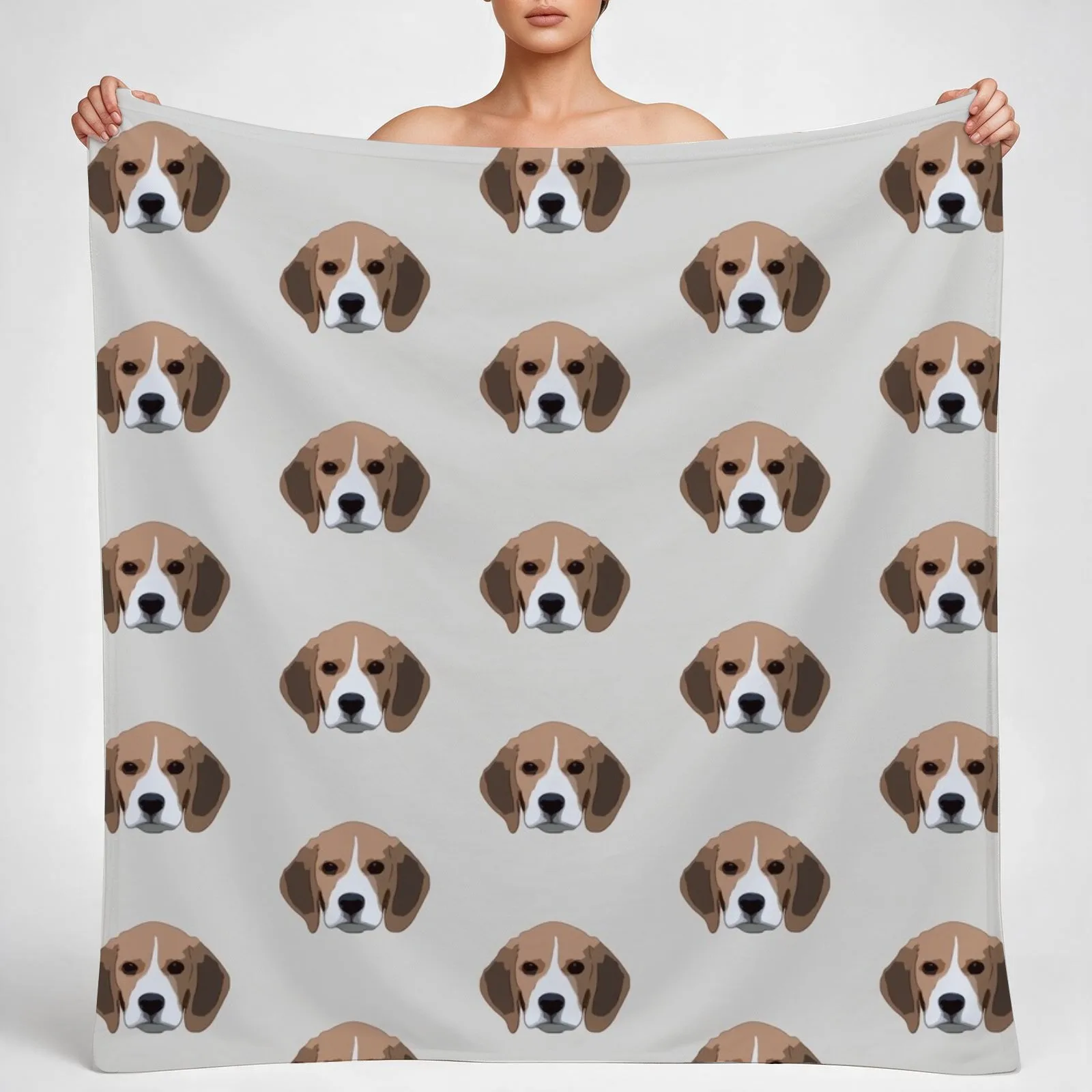 Beagle Throw Blanket couch cozy soft plush fuzzy picnic outdoor blanket