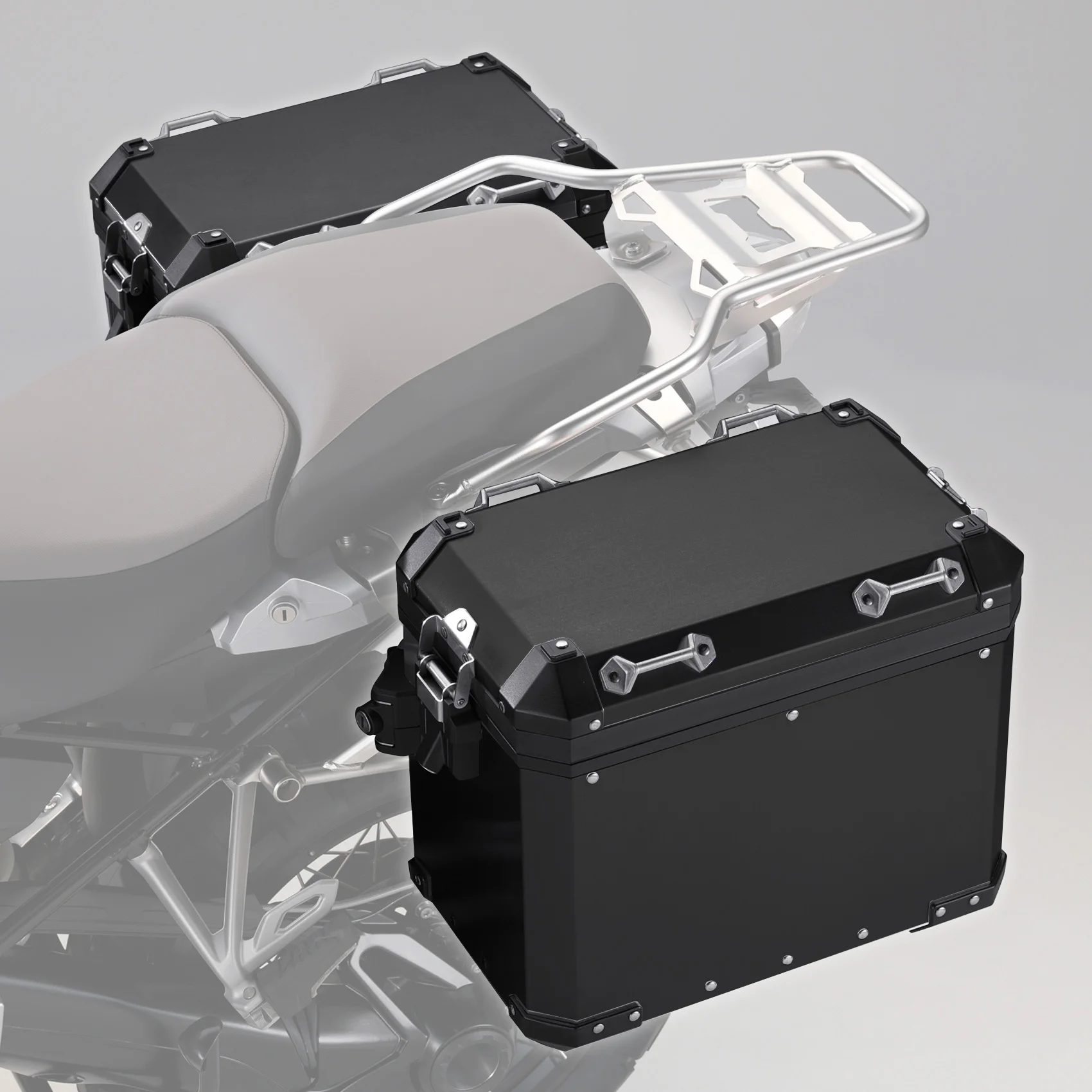 

48L + 40L Saddlebags Pannier Side Case Luggage Bag For BMW R1200GS 2013-2018 R1250GS 2019-2024 F850GS 2017-2022 F900GS 2023-2025