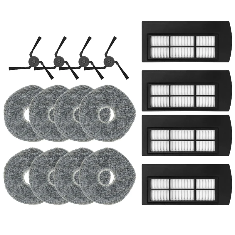 อุปกรณ์เสริม Fit สําหรับ Eufy X9 Pro หุ่นยนต์สูญญากาศถุงเก็บฝุ่น HEPA FILTER Roller แปรงด้านข้าง Mop ผ้า