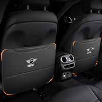 Car Seat Back Protection Cover Anti-Kick Pad Storage Bag Auto Accessories For MINI Cooper ONE JWC Countryman R55 R56 R60 F55 F56