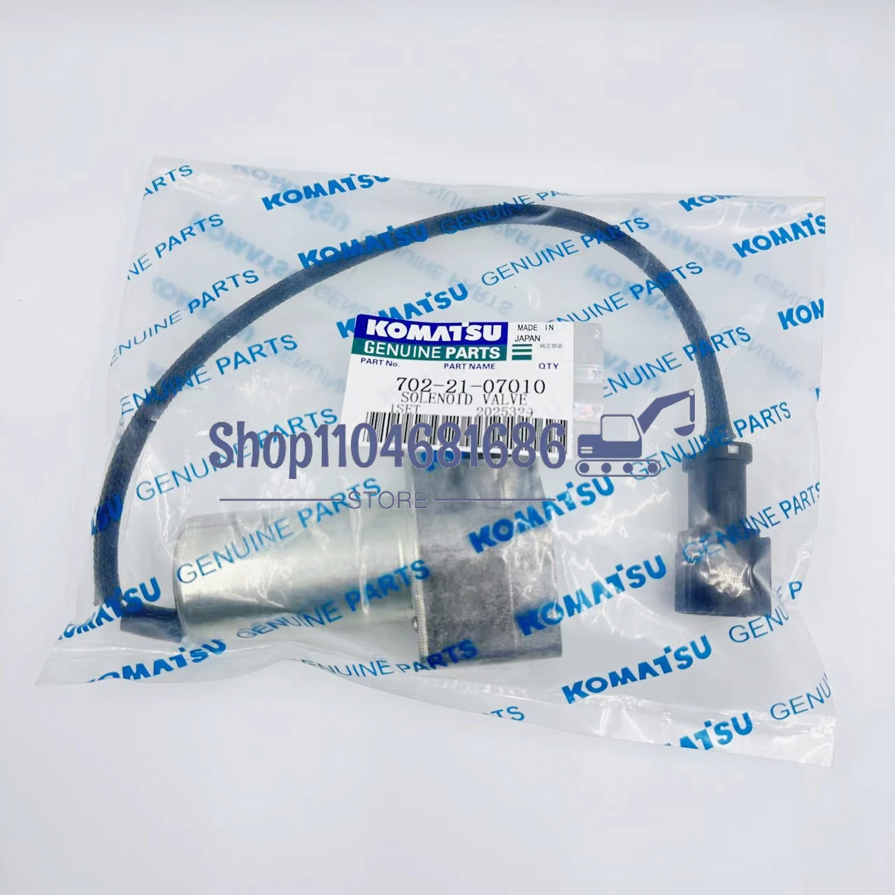 

Excavator Parts Solenoid Valve 702-21-07010 7022107010 for Komatsu PC200-6 Main Pump Hydraulic Pump Proportional