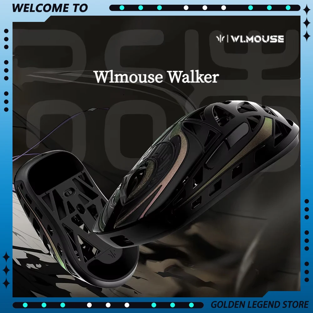 

Wanling Wlmouse Strider Walker 8K игровая мышь для киберспорта мышь из магниевого сплава светлый/бесконечный переключатель легкий беспроводной на заказ