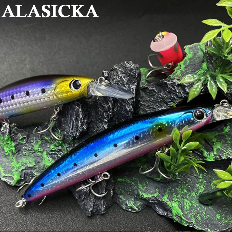 

110mm 20g 1pcs Floating Minnow Lure Long Casting Artificial Bait Pesca Wobblers for Freshwater Bass Swimbait Fishing Accessories