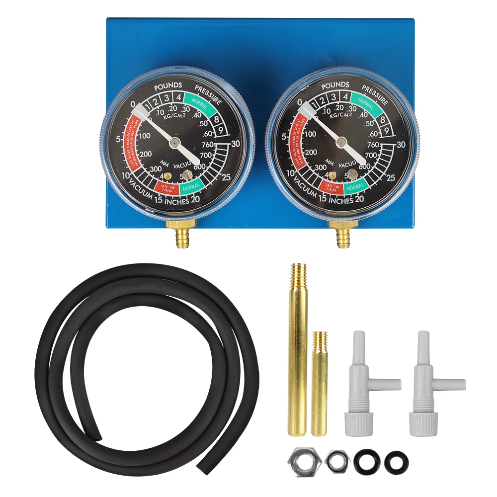 For Motorcycle Honda/Suzuki Cylinder Carburetor Synchronizer Tool W/Hose Set Vacuum Balancer Gauge Motorbike Accessory
