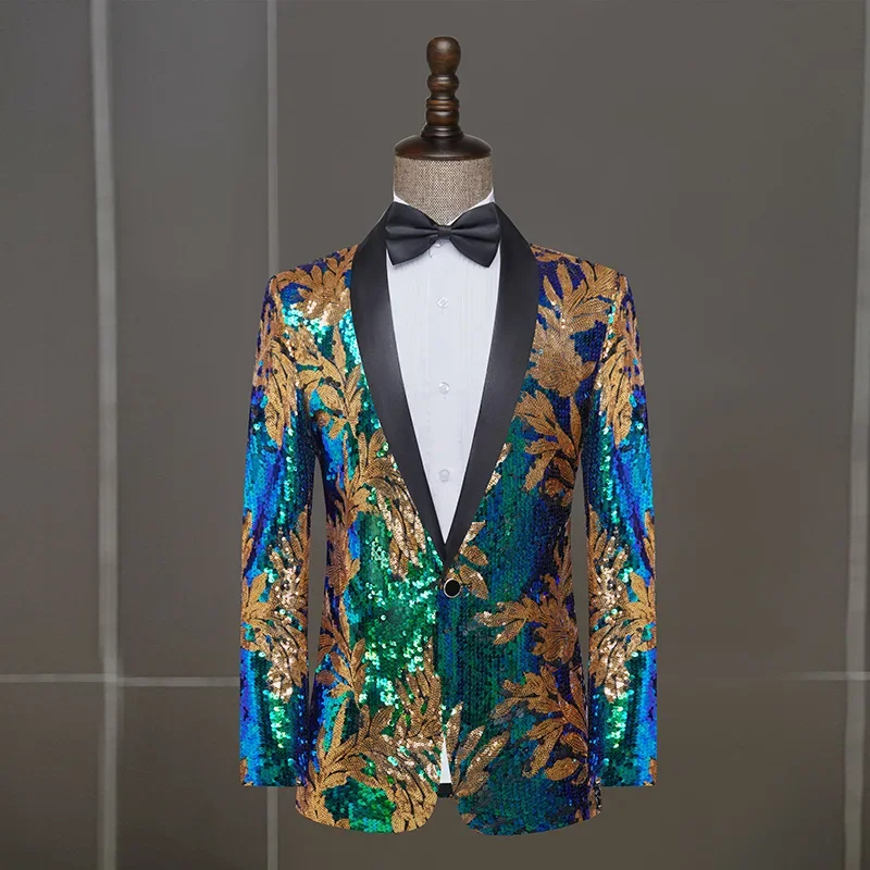 

B316-High-end business suits with peaked lapels, banquet dress suits, engagement suits, grooms