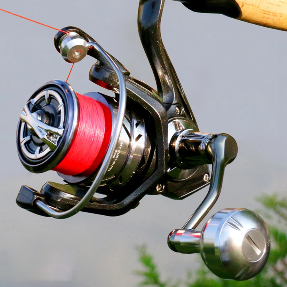 

Spinning Reel 3+1BB Bearings 5.2:1/ 4.9:1 Gear Ratio High Speed Wire Cup 15KG Max Drag Ambidextrous Reels For Outdoor