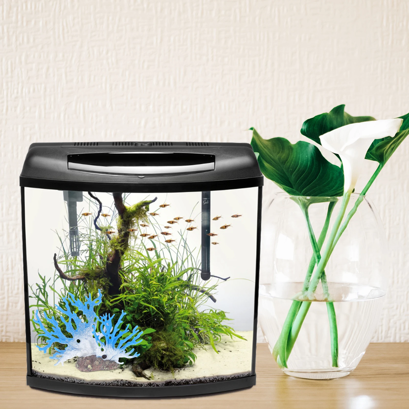 

Coral Tree Aquarium Decoration Plastic Resin Fish Tank nament Home Garden Aquarium Decoration Pet SuppliesAquarium Decor