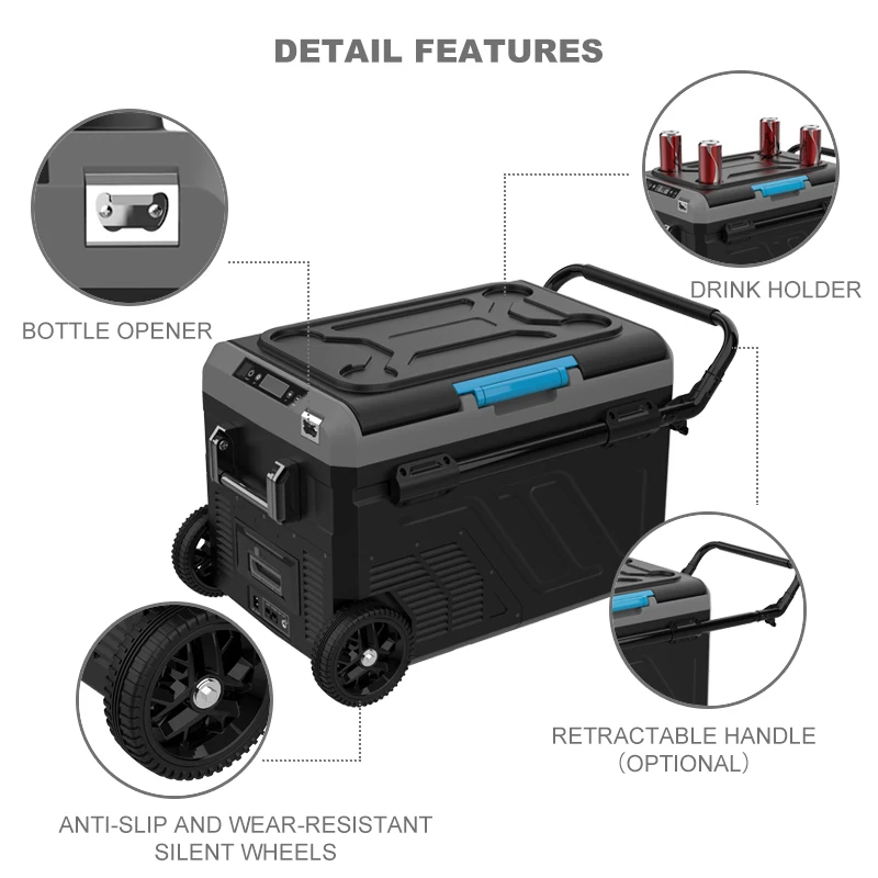 New Pattern 40L High Quality Customization Outdoor Refrigeration Compressor Portable and Large Capacity