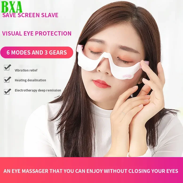 Electric Lift And Tighten Household Beauty Instrument Machine Eye Massage Pouch Hot Compress Eye Massager Microcurrent Skin Care