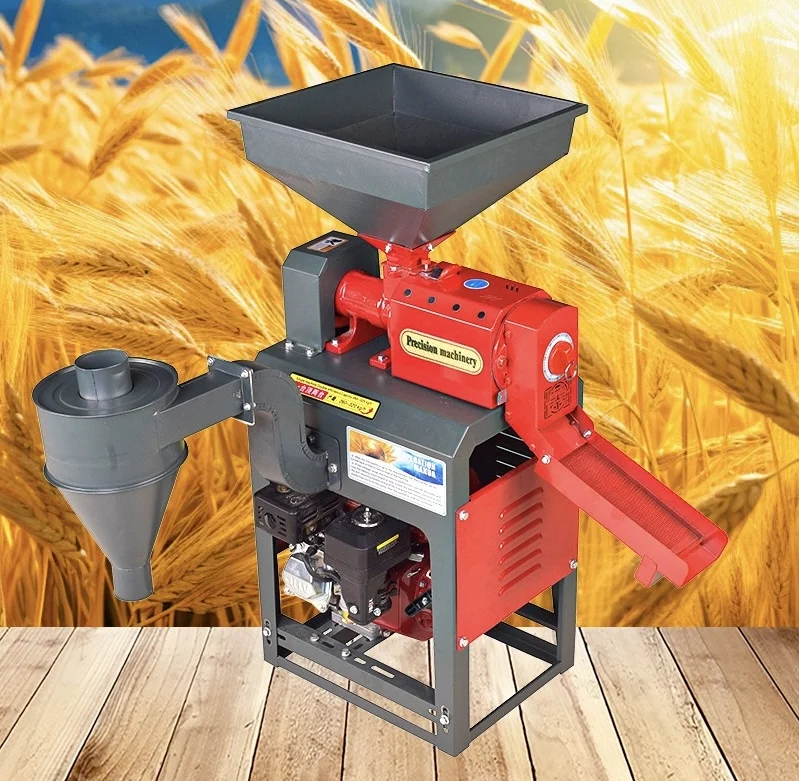 for‘’Factory Direct Sale Portable Mini Rice Mill 220V Auto Rice Huller with Vibration Stone Removal