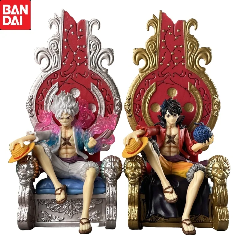 One Piece Anime Statue Coleção, Decoração, Posição Sentada Gk, Figura de Ação Monkey D Luffy, Presentes de Ornamento, 31,5 cm