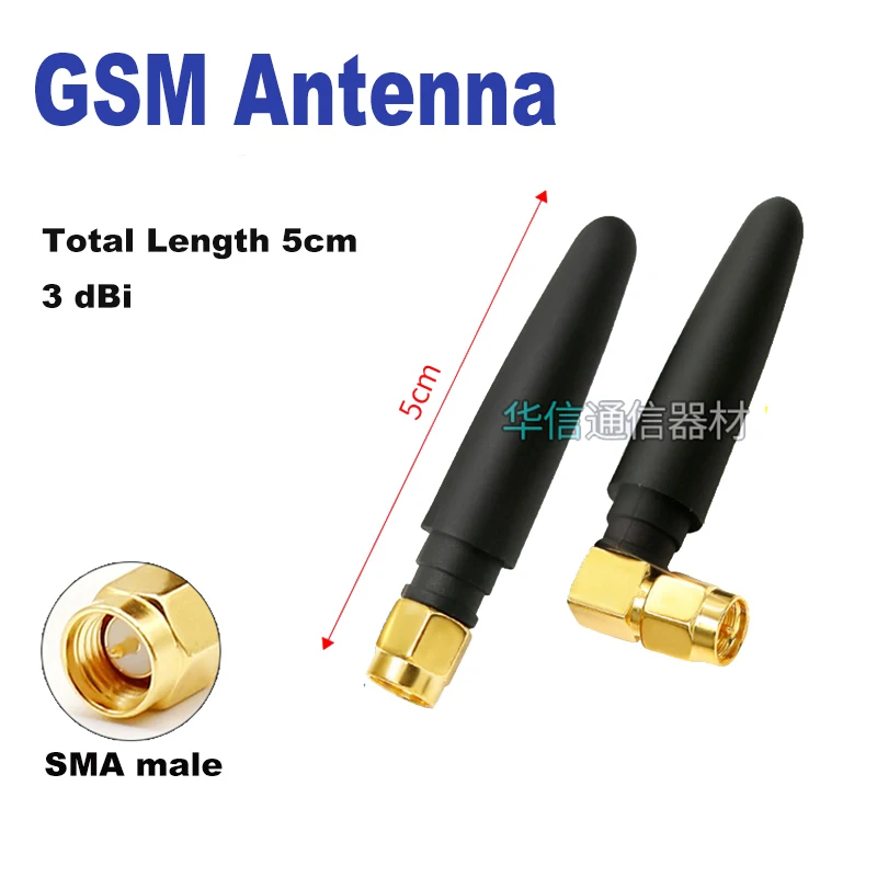 

50Pcs GSM Antenna Omni Mini 3G External Antenna SMA For SIM800L SIM800C