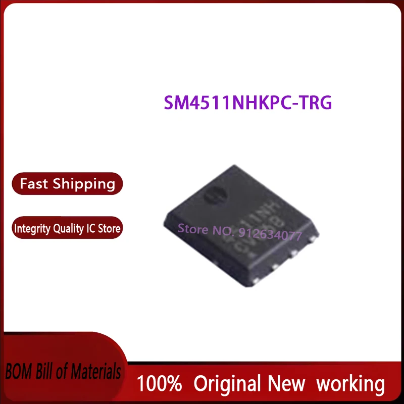 

(10-100 шт.)SM4511NHKPC-TRG SM4511NH 4511NH QFN8 IC чипсет новый оригинальный