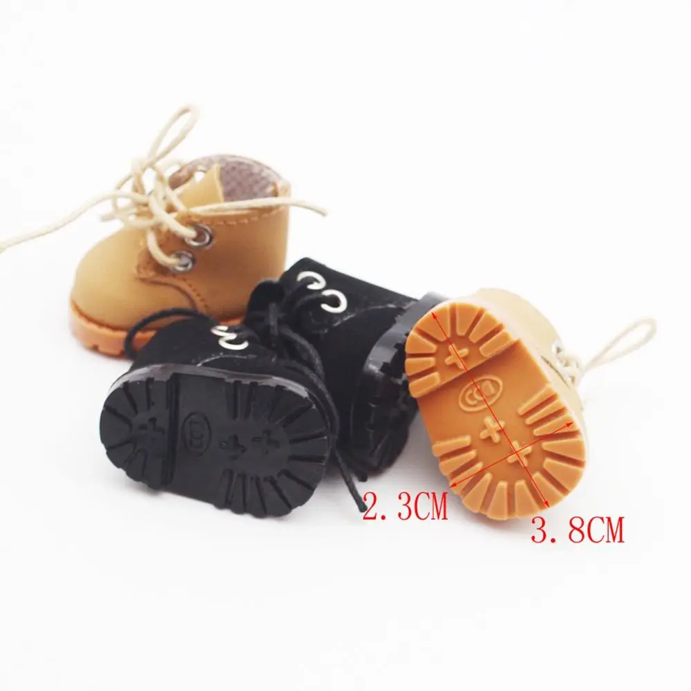 Fashion 3.8CM FOR Labubu Doll Shoes Handmade Replacement Doll Finger Shoes DIY Doll Accessories Mini Doll Shoes Joint Doll