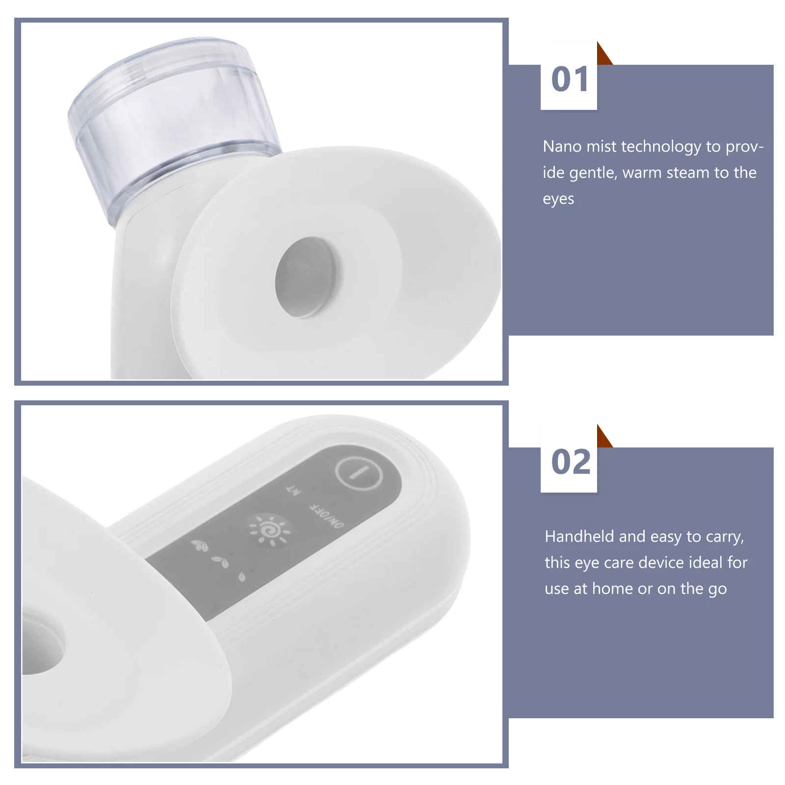 Handheld Oogzorg Machine Nano Mist Elektrische Moisturizer Verstelbaar Wasapparaat Draagbare Oogvermoeidheid Reliever