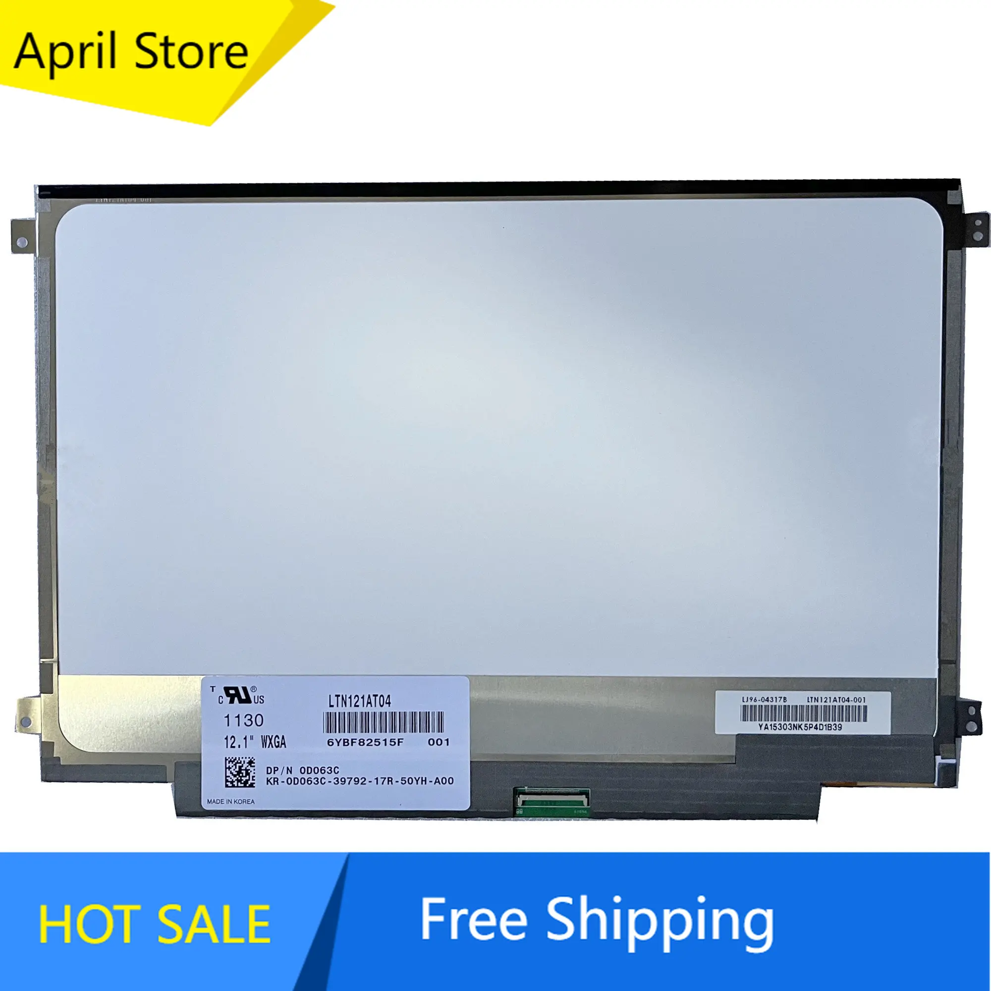 

LTN121AT04-001 12.1'' Laptop LCD Screen Panel Matrix 1280*800 LVDS