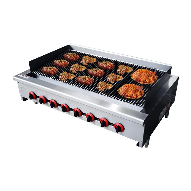 

ETL Certificate Commercial Restaurant Hotel Equipment Gas Griddle Grill BBQ Charbroiler