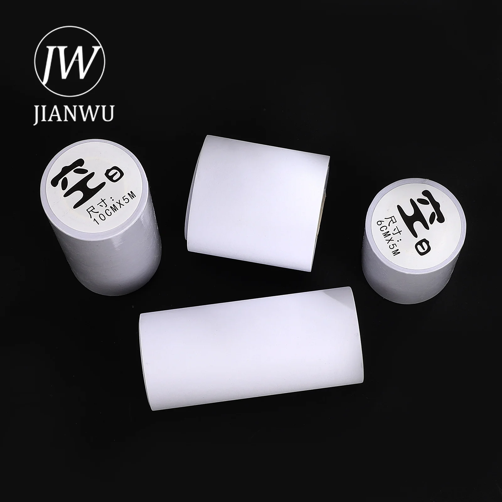 JIANWU 60/100mm*5m Vintage White Blank Priming Landscape Material Collage Scrapbooking Washi Tape Creative Journal Stationery