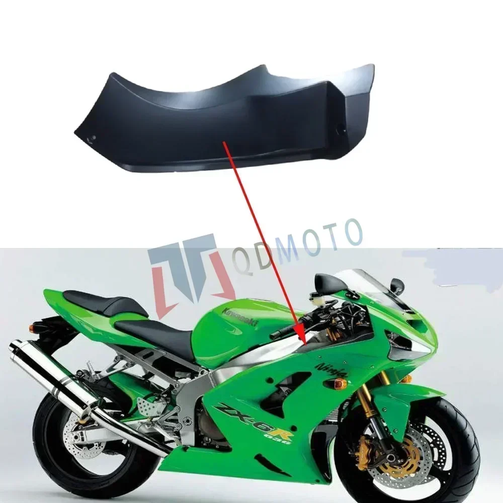 For Kawasaki Ninja ZX-6R 636 2003 2004 Motorcycle Head tube Trim Covers ABS Injection Fairing ZX 6R 03-04 Accessories