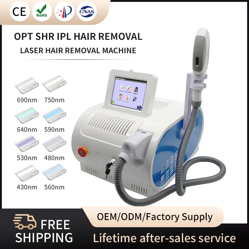 

Professional OPT IPL Diode wavelength Laser Painless Hair Removal Machine Permanent Painless Epilator Skin Rejuvenation Beauty