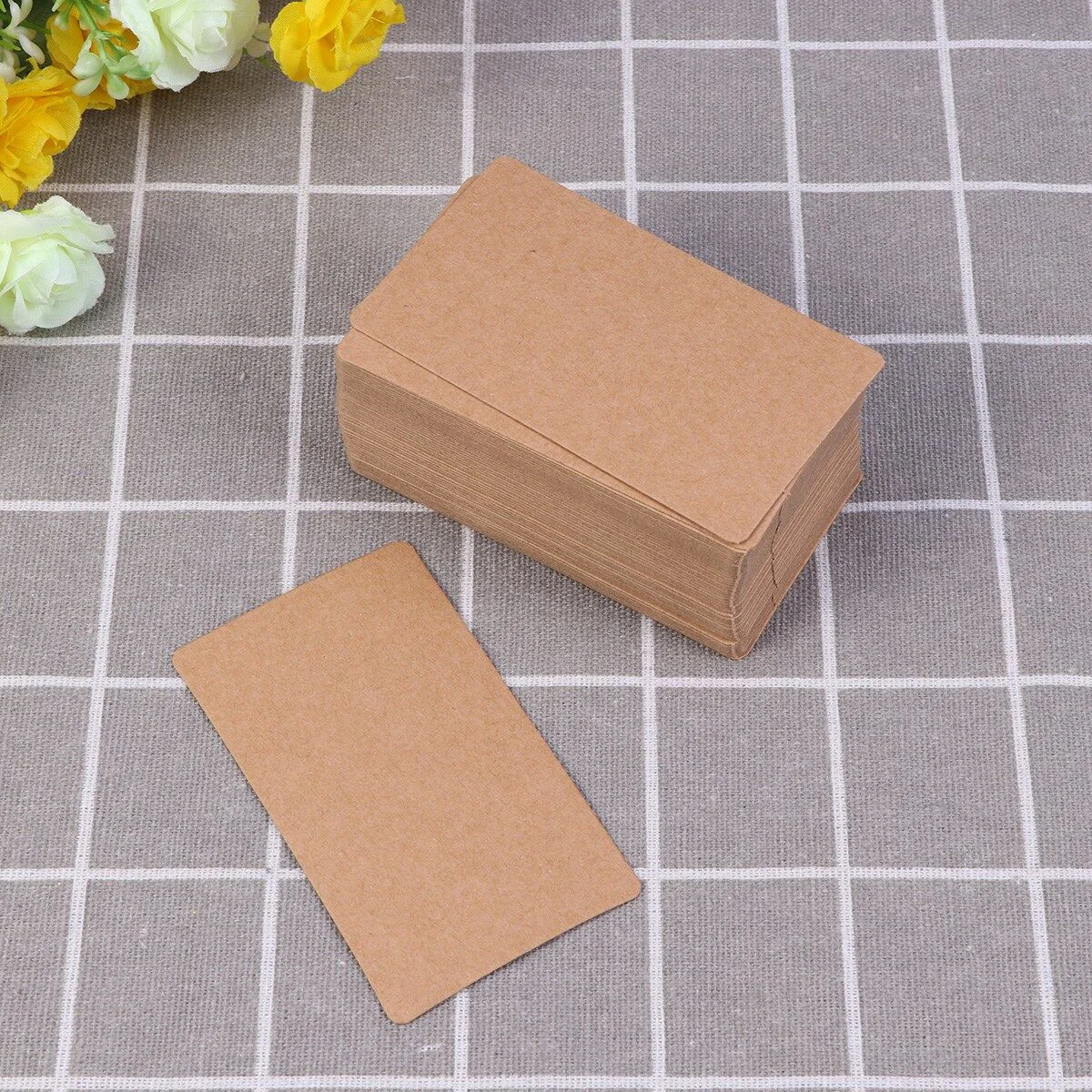 Blank Postcards For Invitations, Card Labels Flash Blank Postcards For Invitations Kraft Paper Message Note Card Labels Card