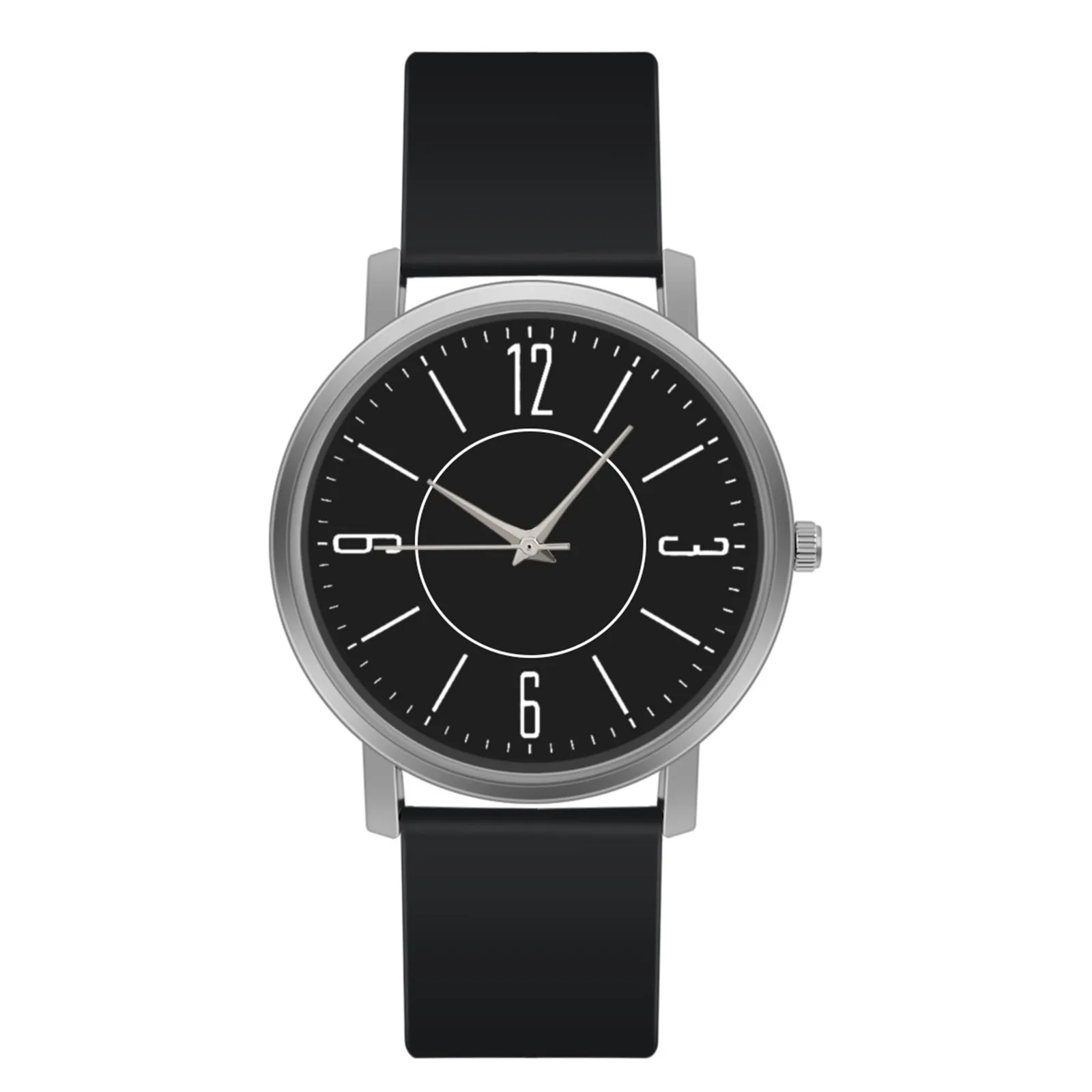 Montre à quartz avec bracelet en cuir pour hommes et femmes, montres-bracelets simples, montre-bracelet rétro classique, cadeau pour les amoureux, horloge décontractée