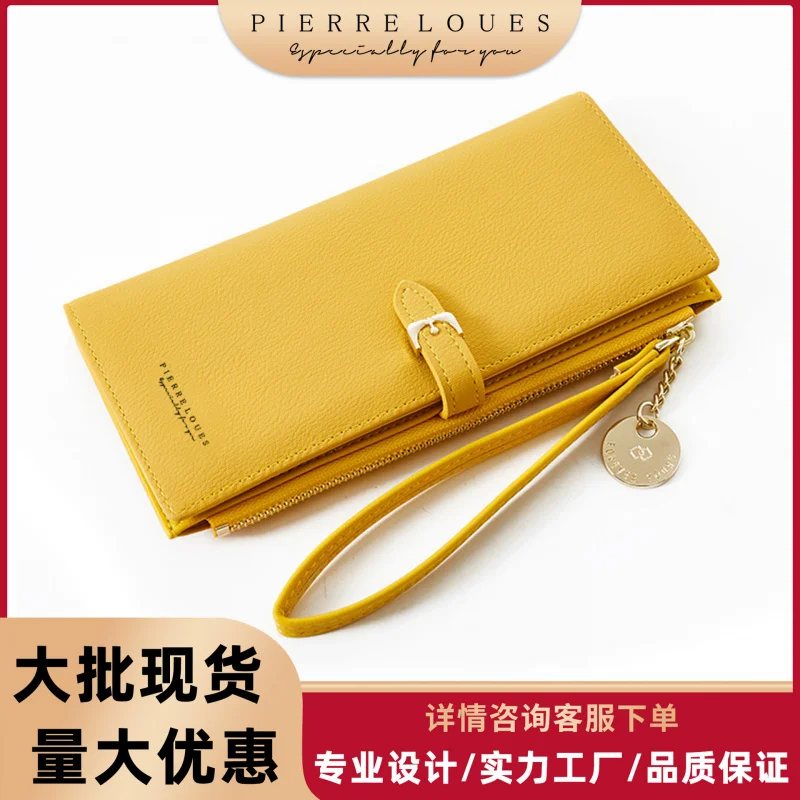 

Western Card Holder Zipper Hasp PU Leather Long Women Wallet Fashion Large Capacity Purse for Ladies