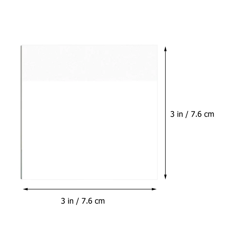 200Sheets Transparent Memo Pads Portable Multipurpose Self Adhesive Note Reminder Message Leaving Notes