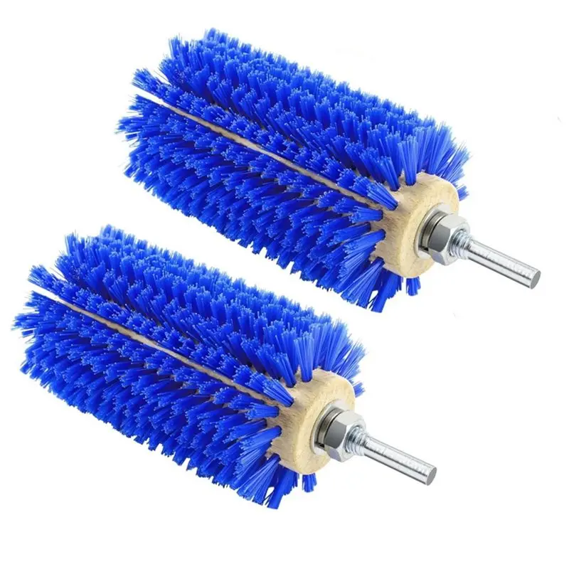 B23B 2 Pcs Mini Roto Brush For Livestock, Drill Brush Attachment