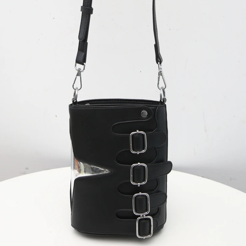 

Унисекс, крутая и модная стильная сумка-ведро, маленькая сумка через плечо, модная и индивидуалистичная сумка на одно плечо Bolsas Femininas