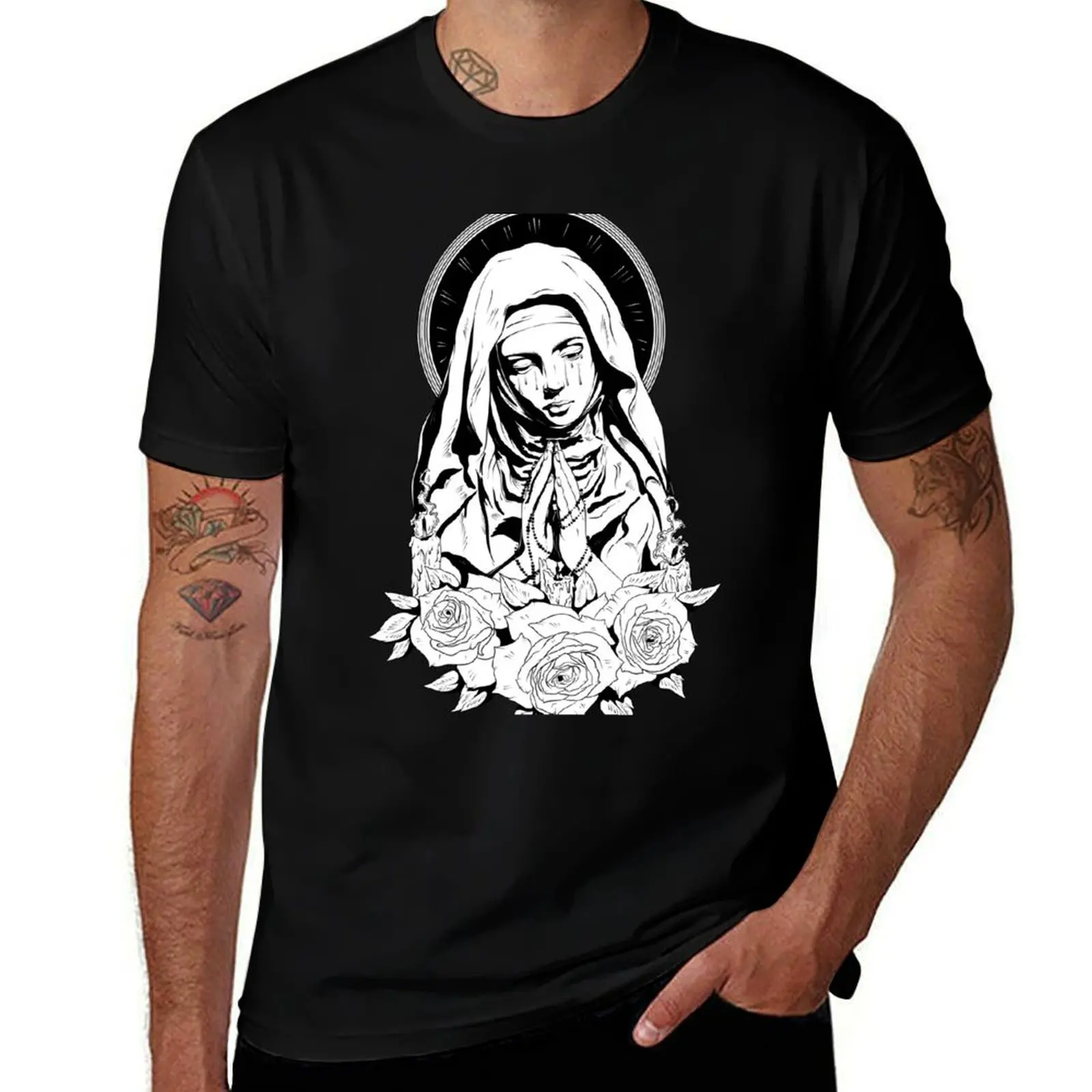 

Saint Mary T-Shirt summer shirt oversized oversized graphic tee men graphic t shirts