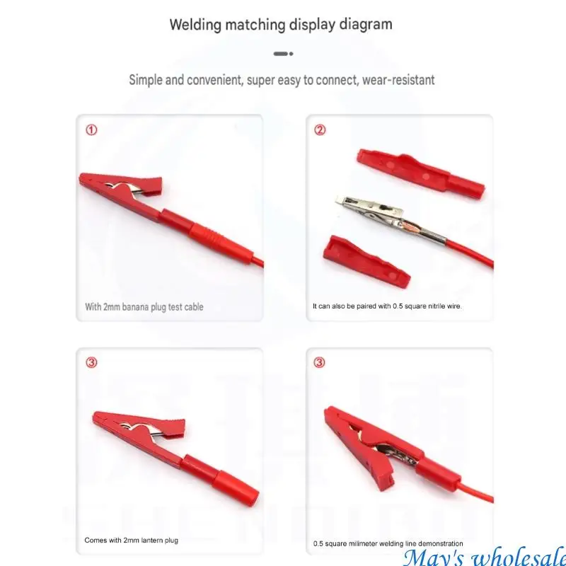 Rear Port Spring Grip Set for Study Circuits and DIY Tasks Daily 448A