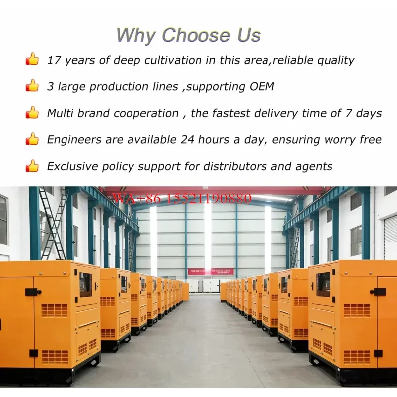 WMWMNU for Perkings Wechai Yuchai 25kva 30kva 50kva 80kva 100kva 150kva Diesel Generator Set Price Group Power Generator