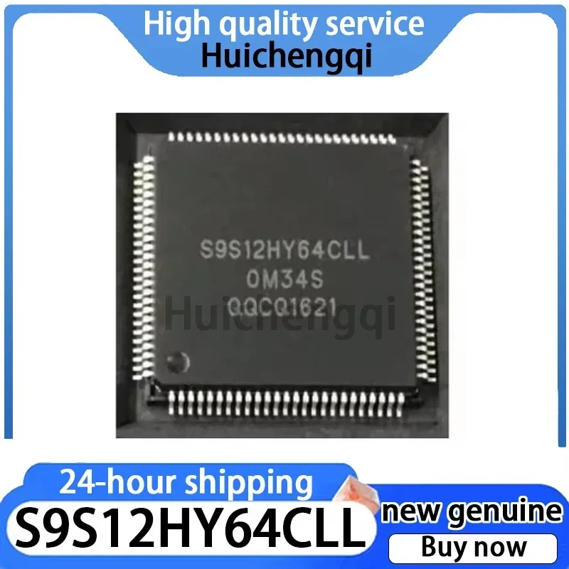 1PCS S9S12HY64CLL 0M34S Automotive Instrument CPU Chip LQFP-100