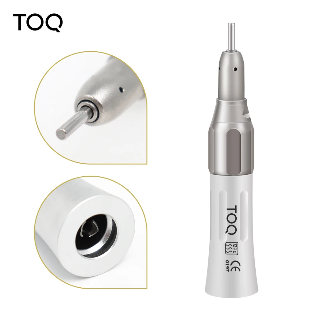 TOQ Dental External Low Speed Handpiece Set With Light Three-way Water Spray Whole Type Dental Tools Kit Dental Equipment