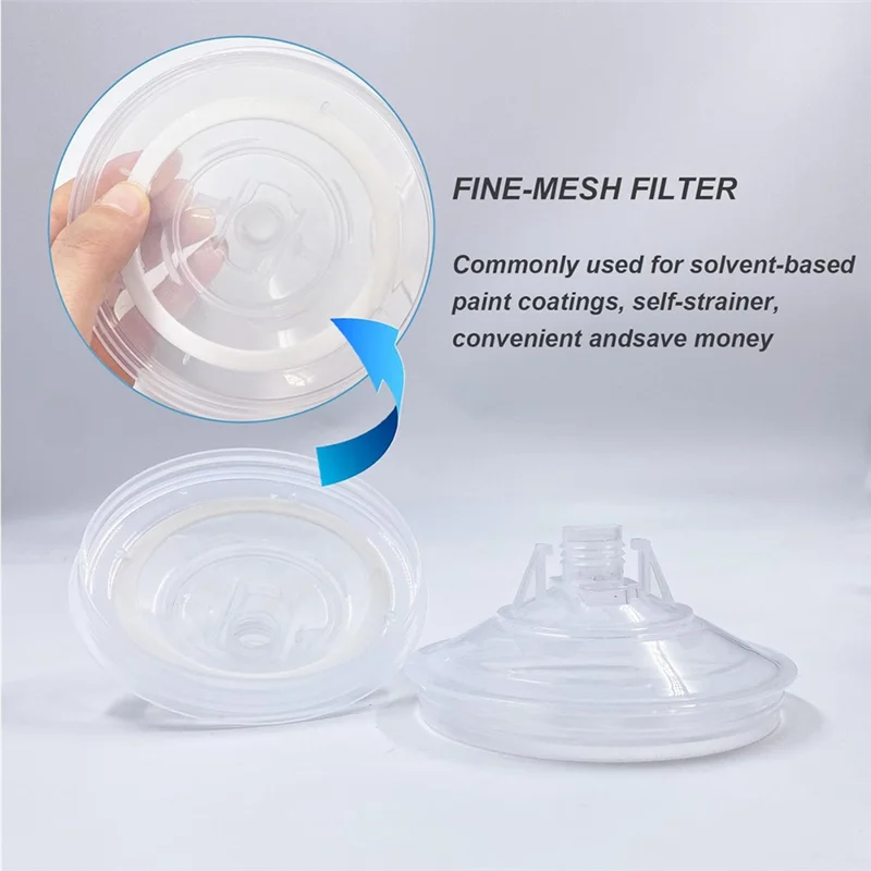 

ABVG-Paint Sprayer Mixing Cup Liner And Cap Kit System For HVLP Spray Guns, Automotive Paint Spraygun 20 Oz (600 Ml) Set Kit