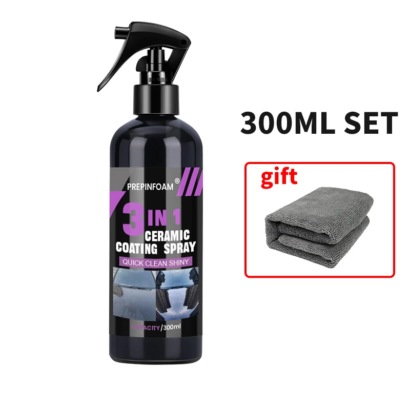 3-in-1 auto keramische nano coating vloeibare coating kristal hydrofobe laag polijstverf coatingmiddel polijst nano coatings P1