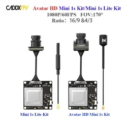 Walksnail Avatar HD Mini 1s Kit with Nano Camera / Lite Kit Caddx FPV Avatar 1S Lite /Nano Camera Avatar 1S Lite Vtx Only Parts