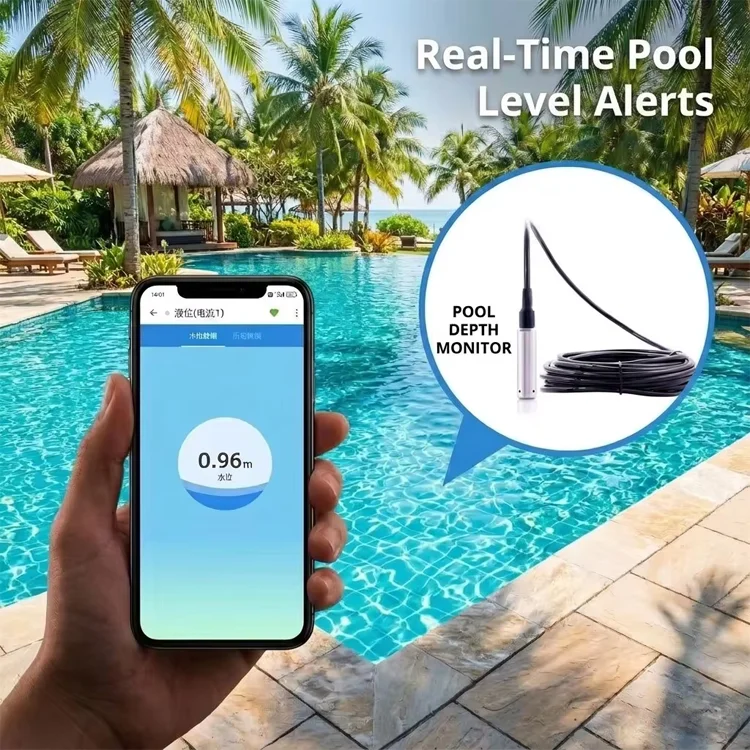 Industrial Stainless Steel Swimming Pool Submersible Water Level Sensors