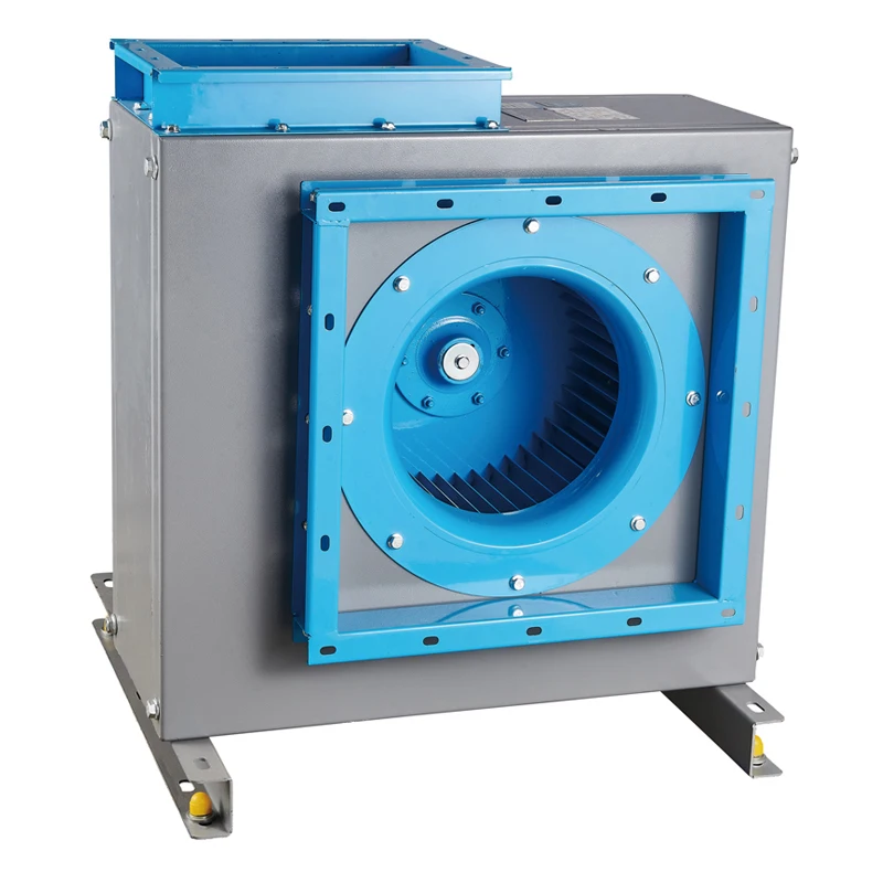 Ultra high air volume commercial kitchen range hood, low-noise exhaust centrifugal fan