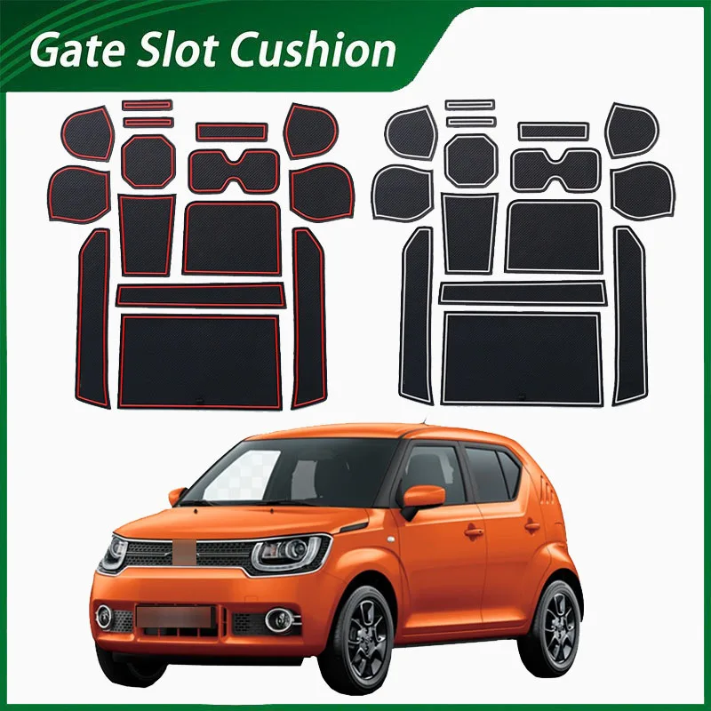 

CAR door slot pad for Suzuki IGNIS water cup door slot pad modification car decoration dustproof storage pad
